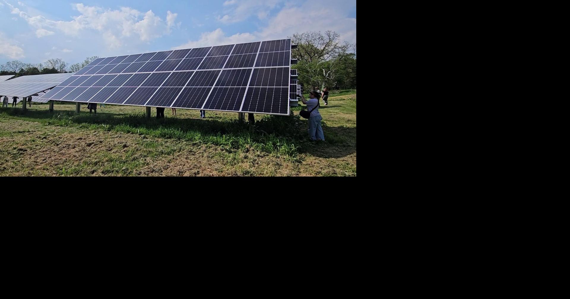 Solar panels being tilted | | hngnews.com