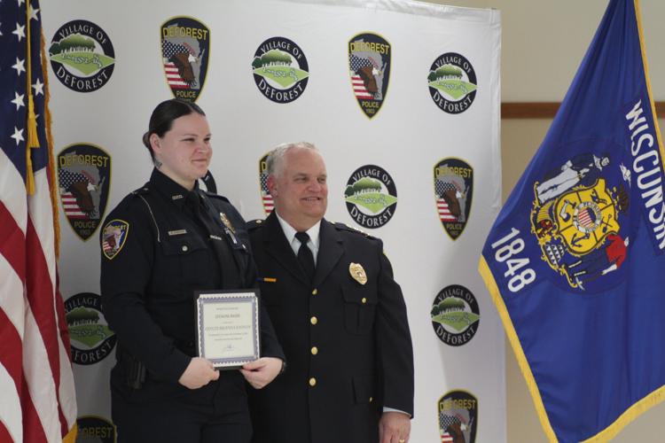 2023 DeForest Police Department Oath of Office Service Awards Local