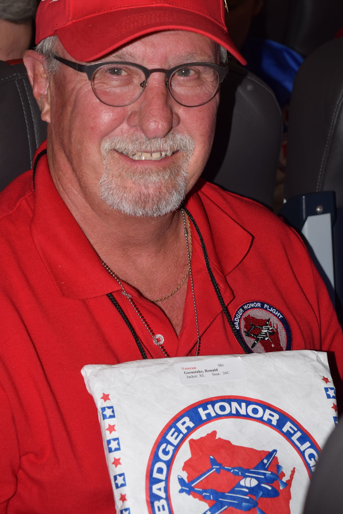 Badger Honor Flight May 12, 2018 Ronald Gernetzke