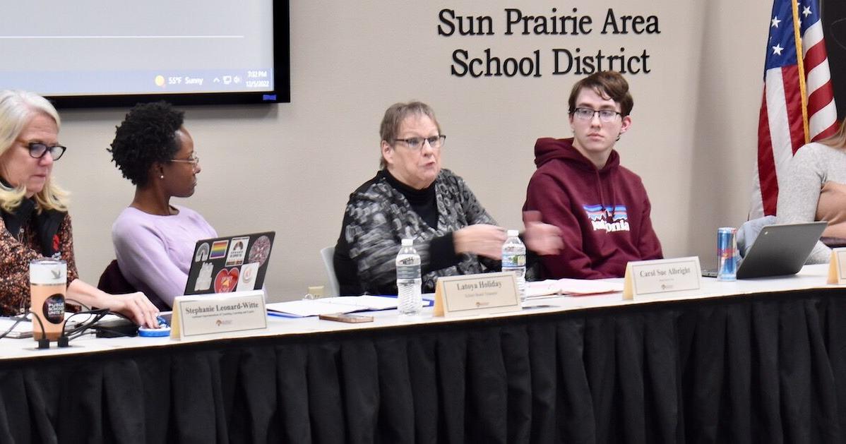 Sun Prairie School Board discusses SR 3: Student Personal Development Sun Prairie School Board discusses SR 3: Student Personal Development