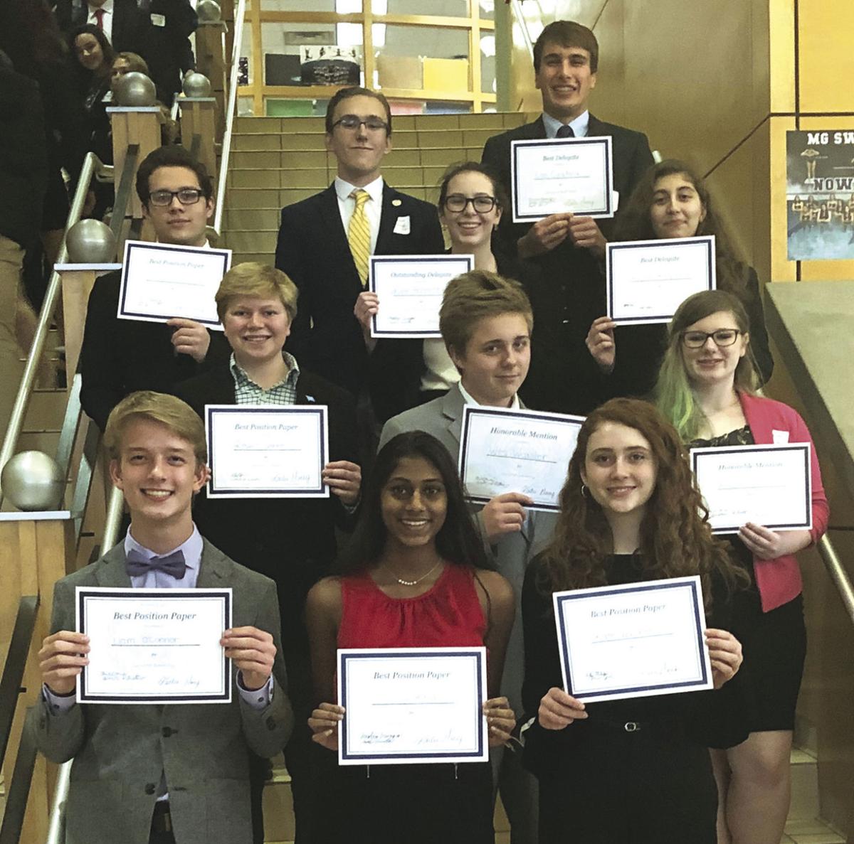 Mg Wins Big At Model Un Conference Monona Cottage Grove Herald