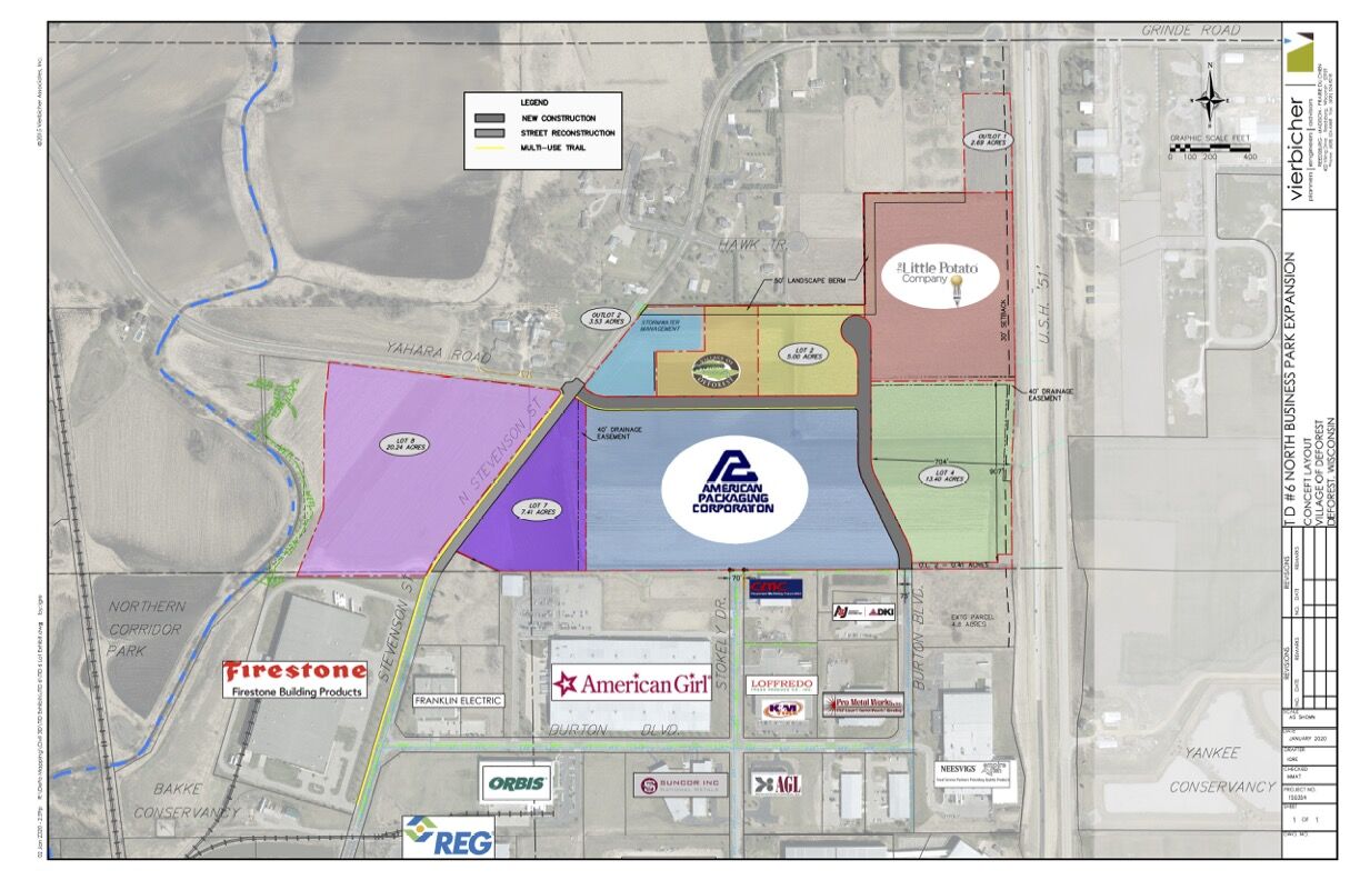 DeForest to add business tenants within TID No. 6 Business