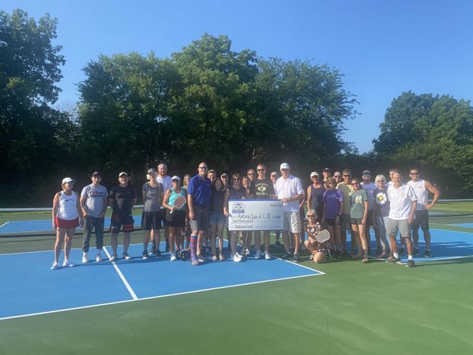 New pickleball courts now open in Rotary Park Local hngnews com