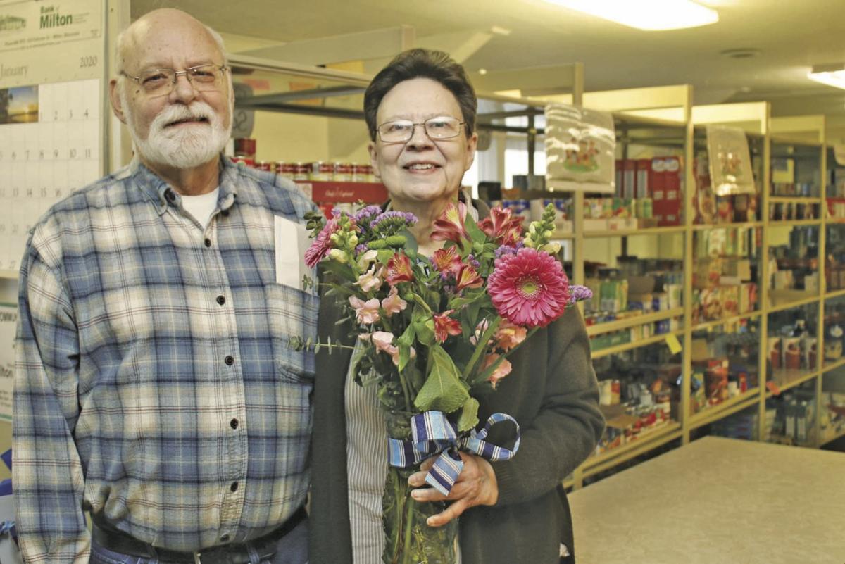 Volunteers Stock Food Pantry With Compassion Milton Courier