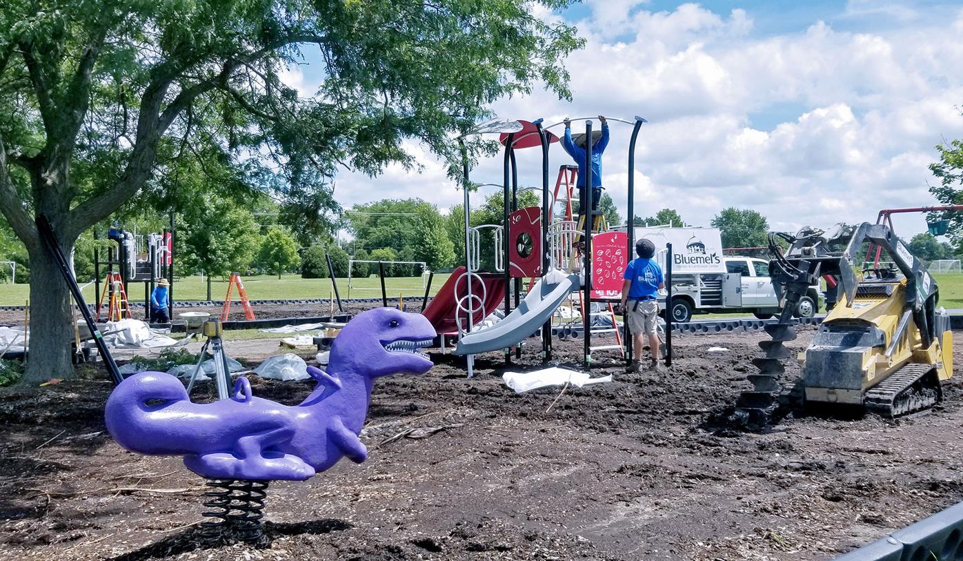 Playground update in full swing