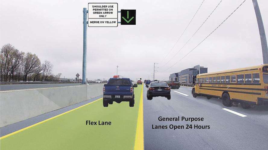 Innovative flex lane improves travel times on Madison Beltline