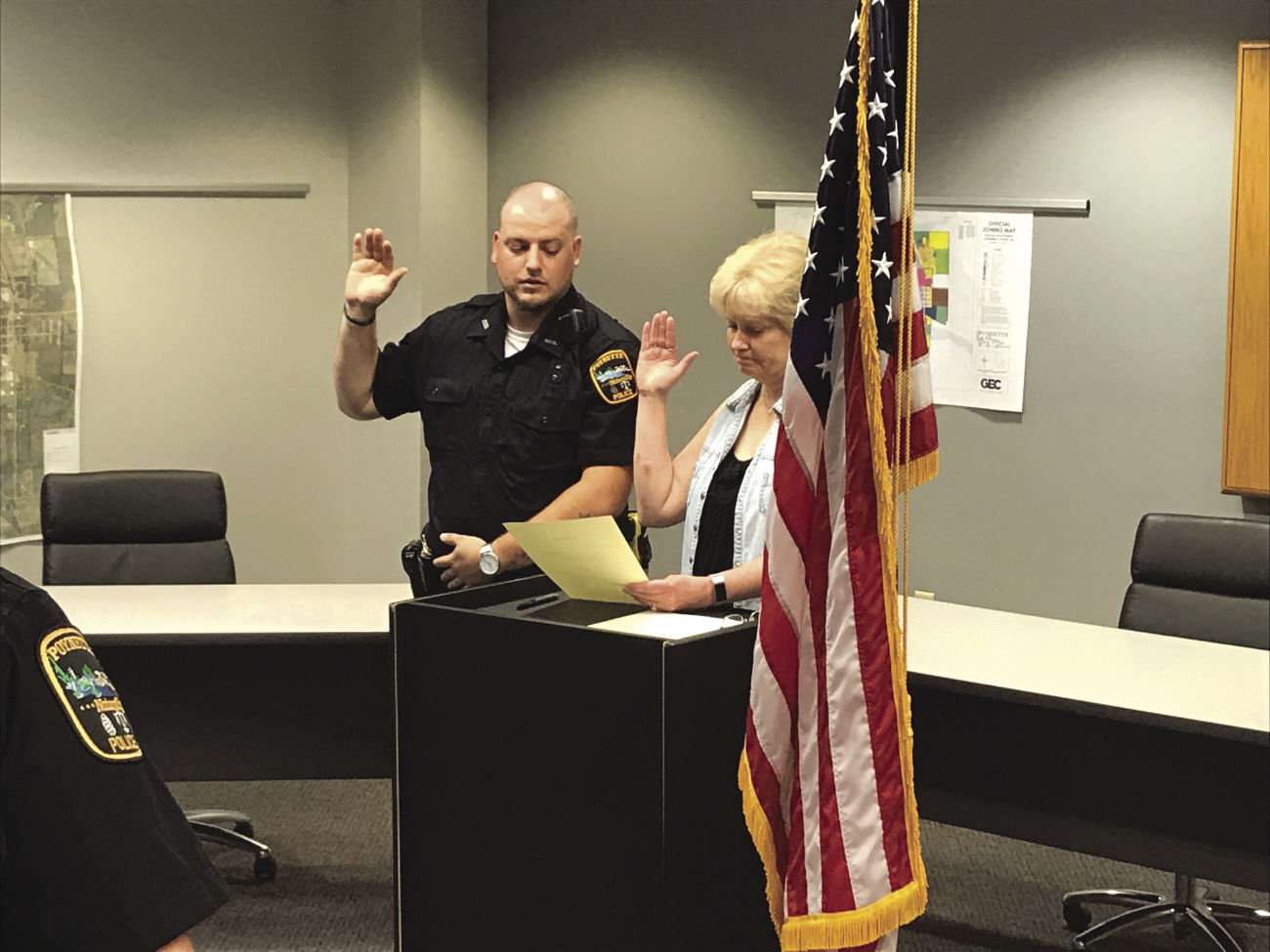 Officer Coleman joins Police Department Government