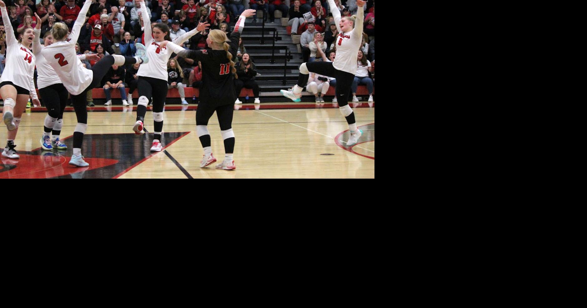 MARSHALL VOLLEYBALL Waterloo / Marshall Courier