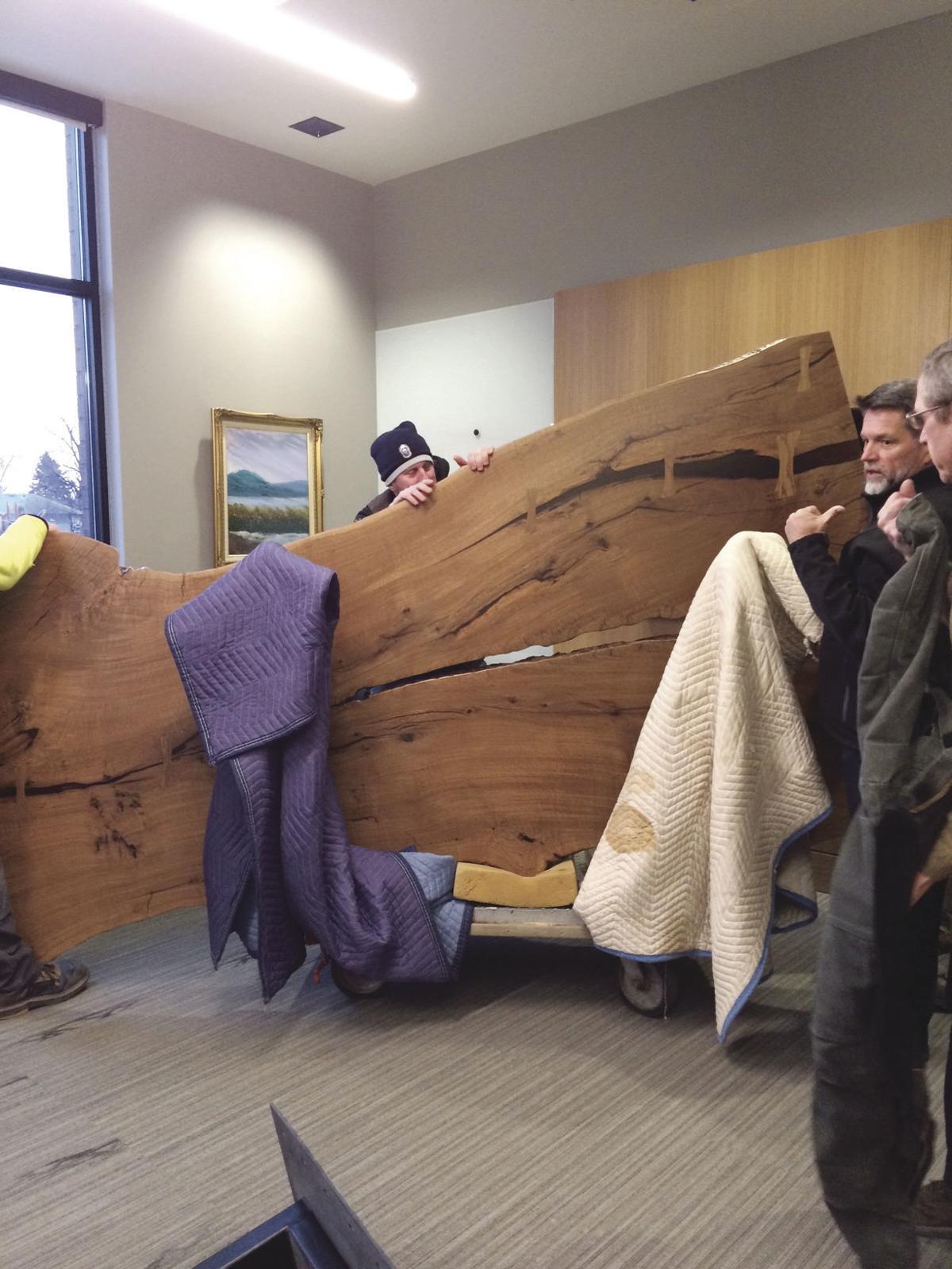 Historic Tree Finds New Life At Library Local Hngnews Com