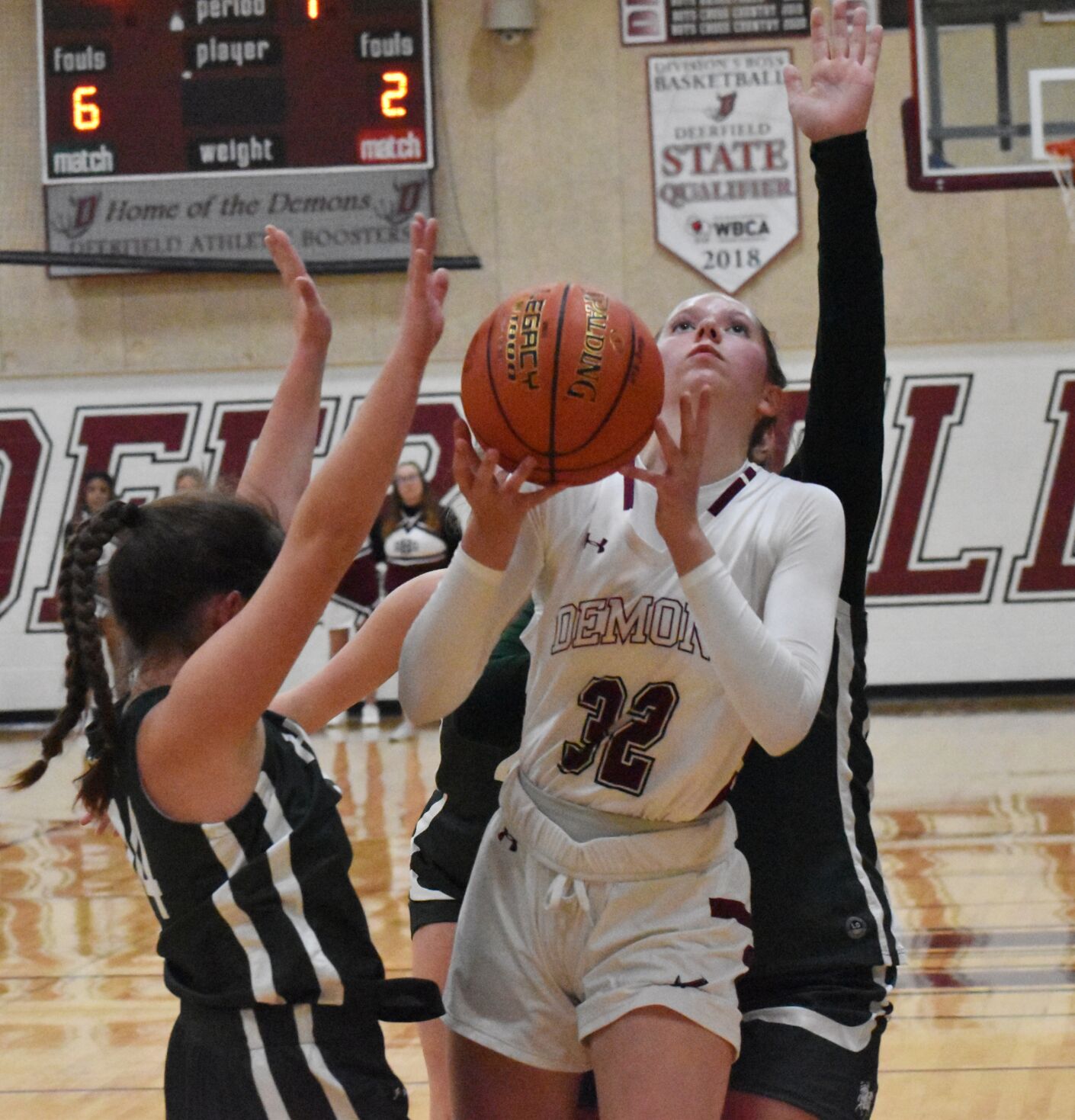 Strong night from McKenna Michel helps Deerfield girls basketball get