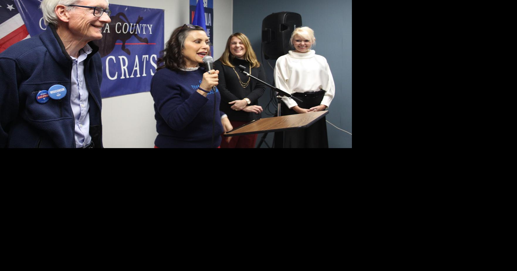 Gretchen Whitmer joins Tony Evers on campaign tour across Wisconsin