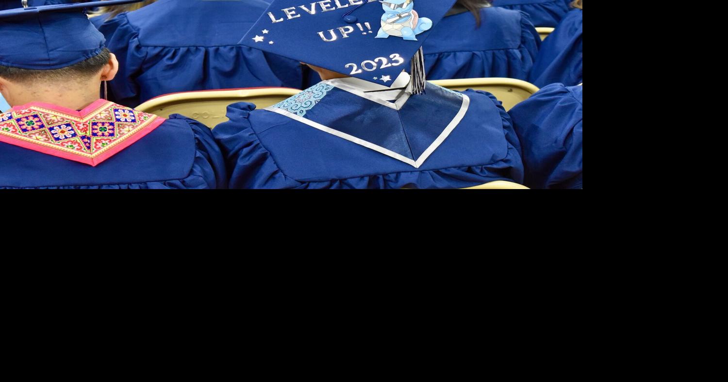 West grad caps School