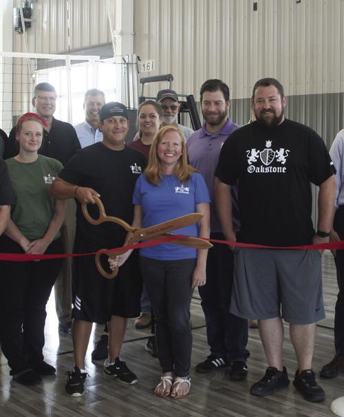 Oakstone Recreational Facility ribbon-cutting