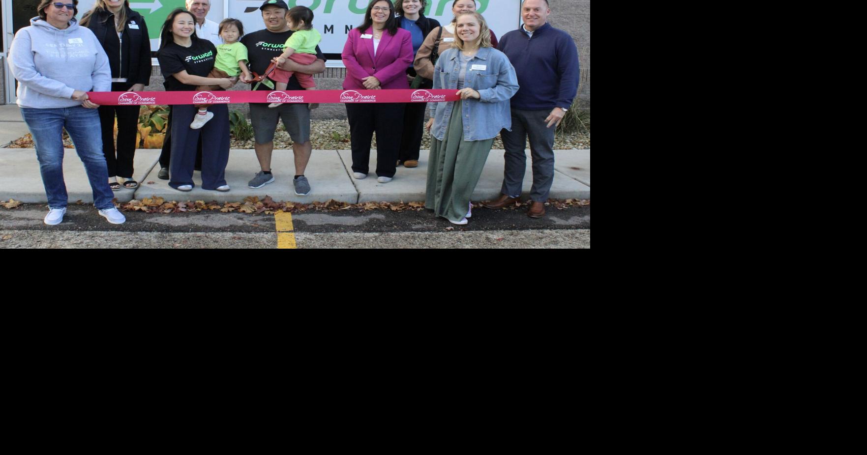 Forward Gymnastics opens with Sun Prairie Chamber of Commerce ribbon cutting