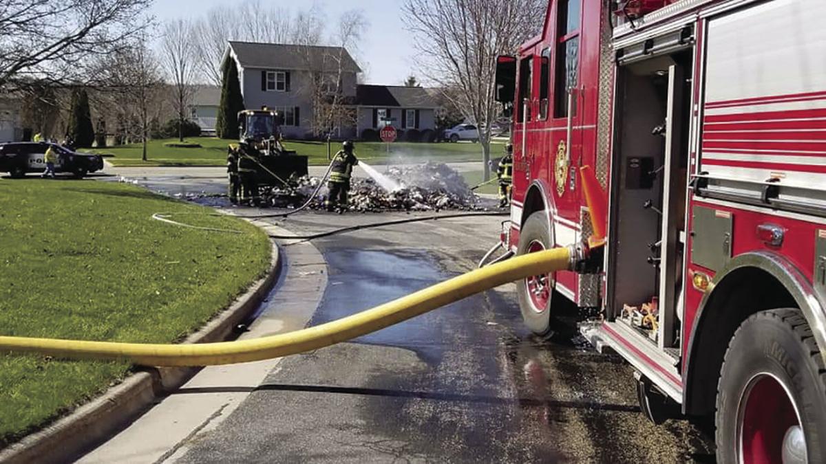 Garbage Truck S Contents Lead To Fire Monona Cottage Grove
