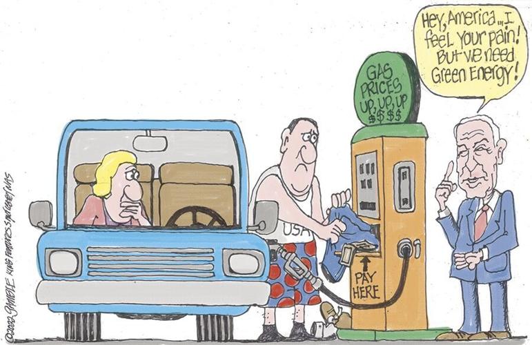 Cartoon: Biden feels your gas price pain