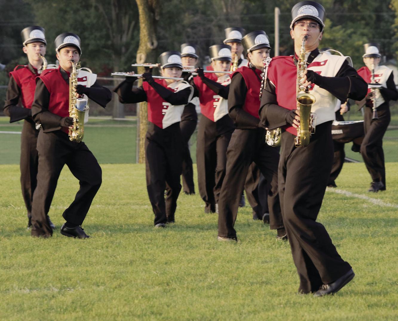 Marching band places second, third Milton Courier