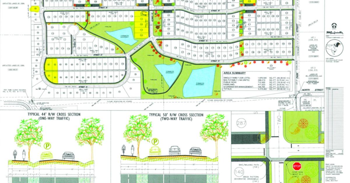 Concept plan for West Ridge development presented to Poynette Village ...