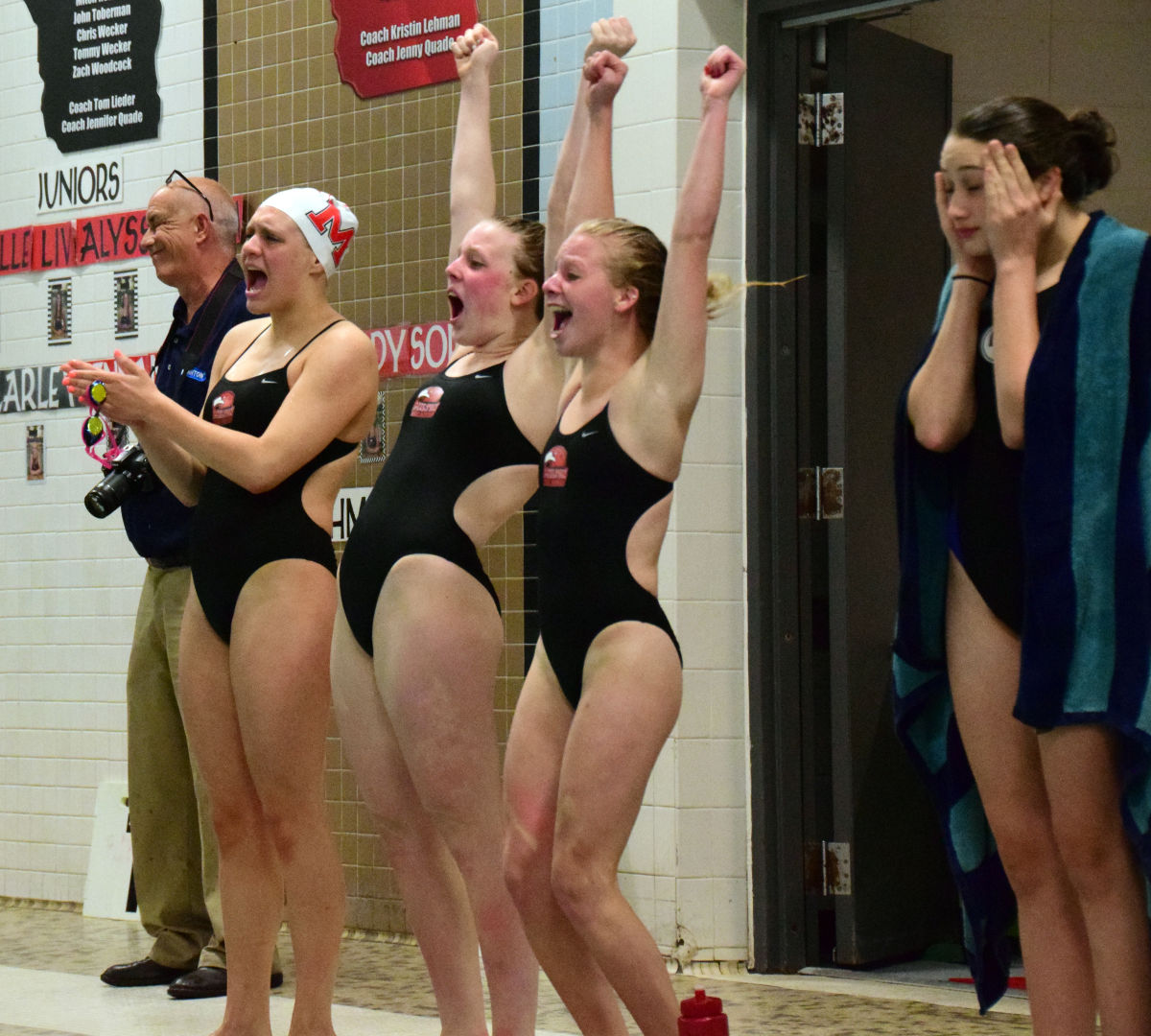 Girls Swimming: Red Hawks celebrate senior night with win | Swimming |  hngnews.com