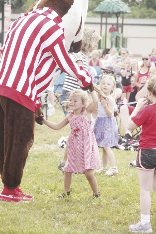 Dancing with Bucky Badger