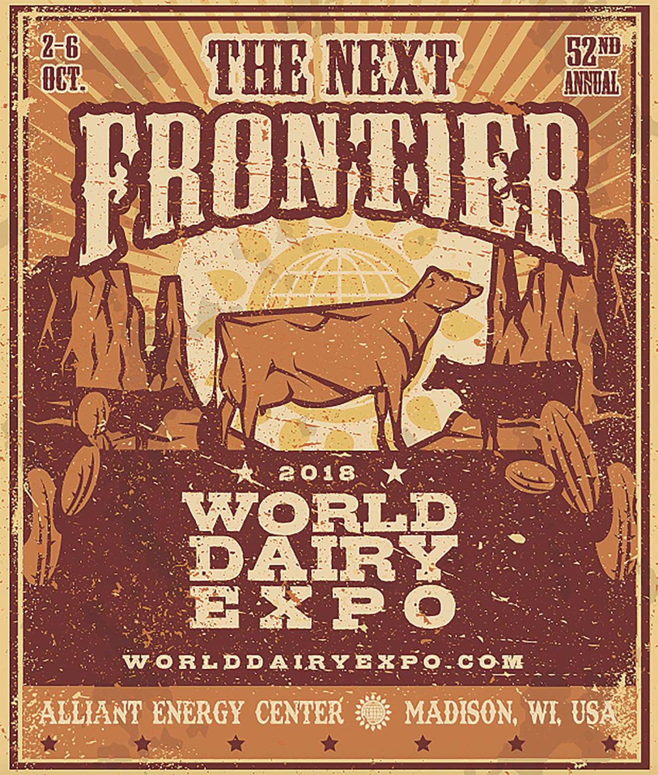 world dairy expo map