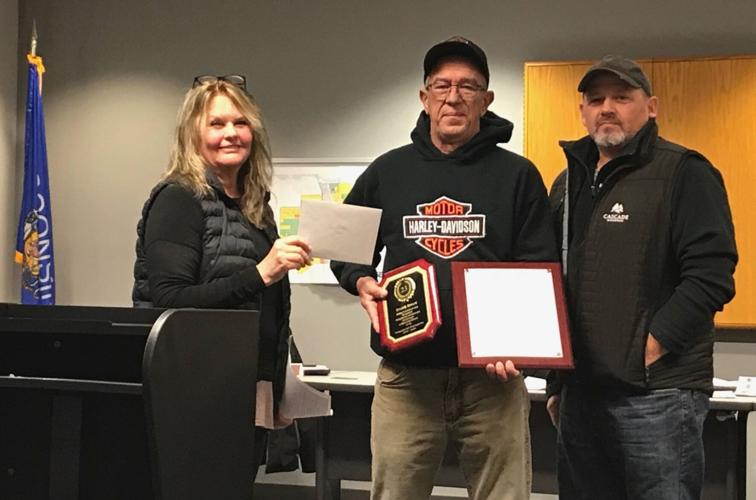 staff recognize outgoing Brue Government