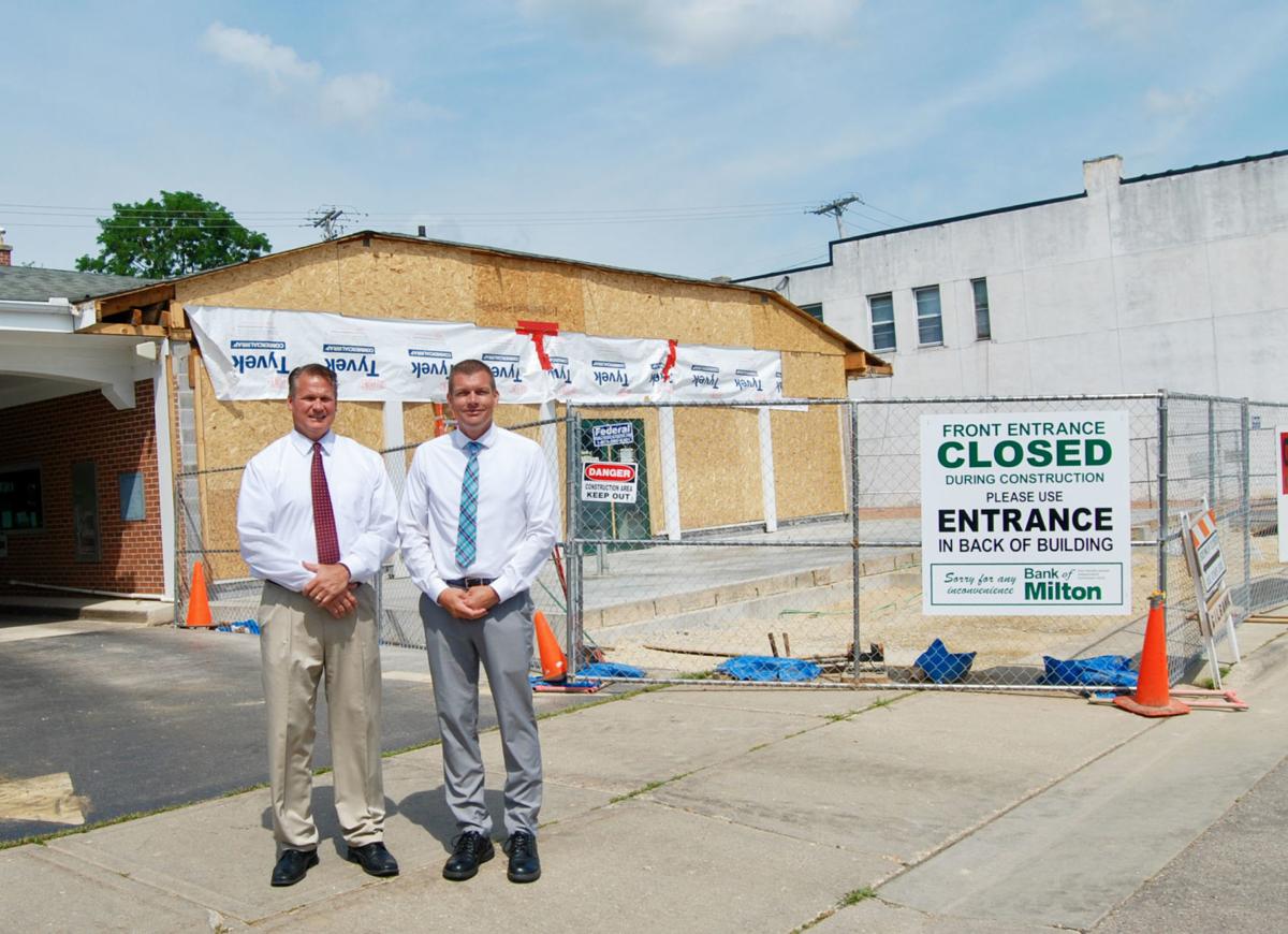 1 200 Square Foot Bank Of Milton Addition To Be Completed In