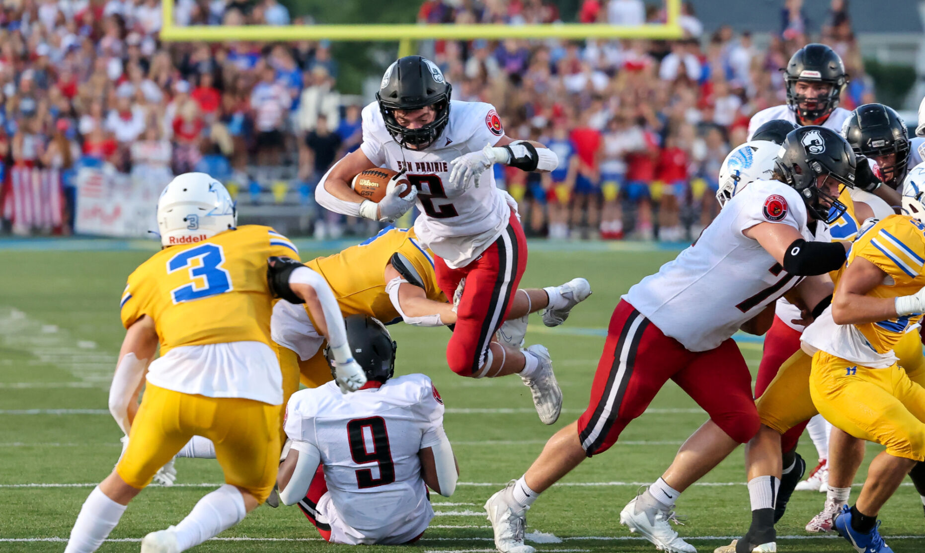 Sun Prairie East football outsized, outmatched at Mukwonago
