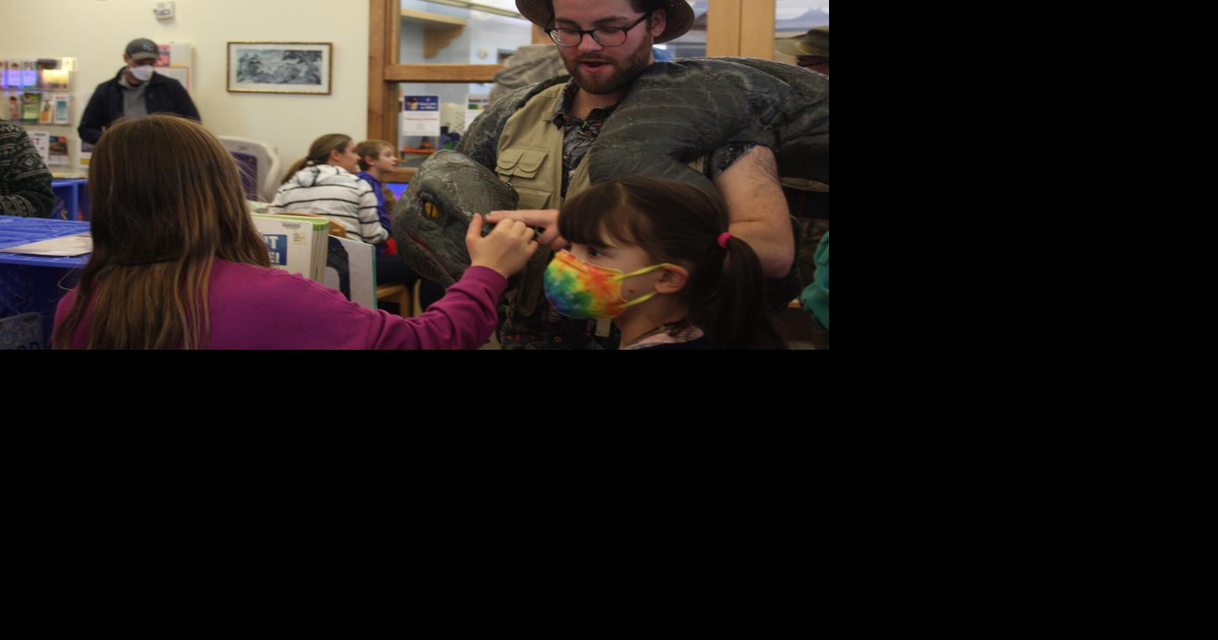 Things get wild at DeForest Library Dino Day Local