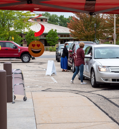 Senior picnic drive-thru