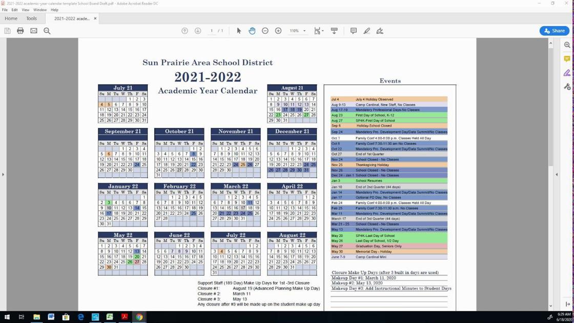 Madison County Schools Calendar 2021 22 Printable March