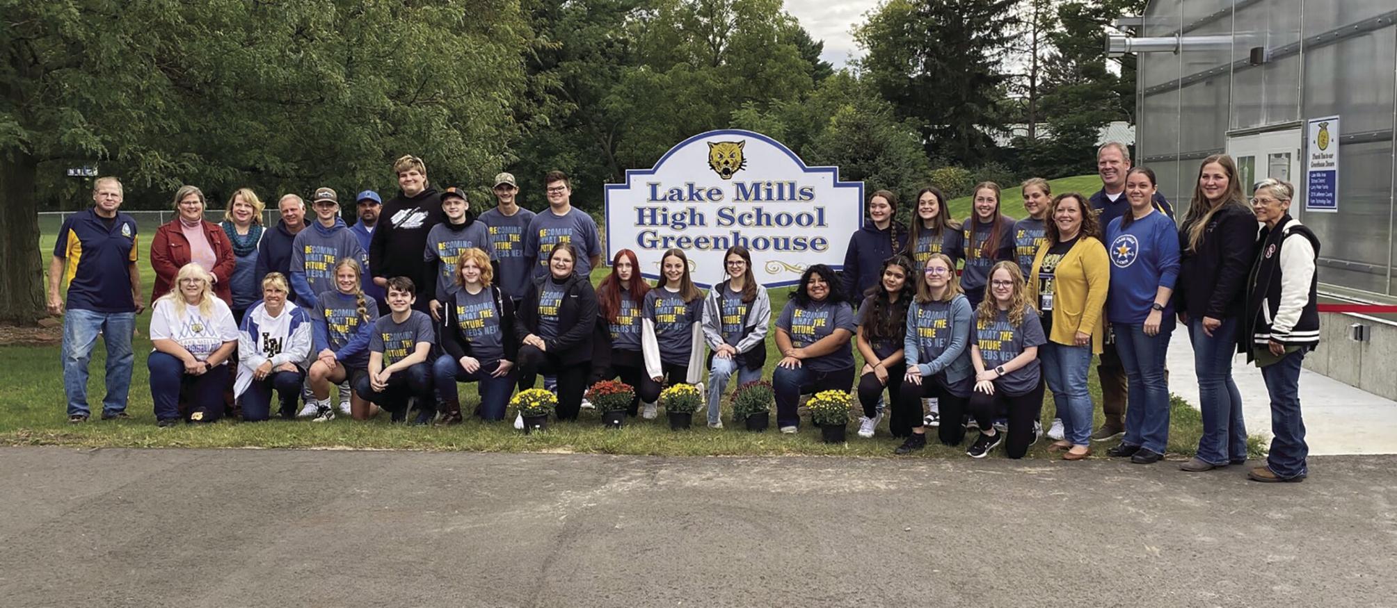 Lake Mills High School Greenhouse grandopening News