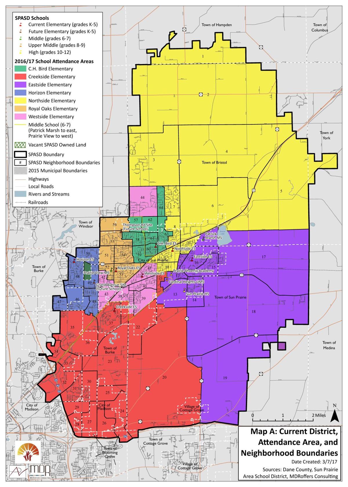 Demographics among community concerns over school boundaries