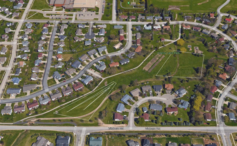 Disc golf course proposals social media lighting rods, formal