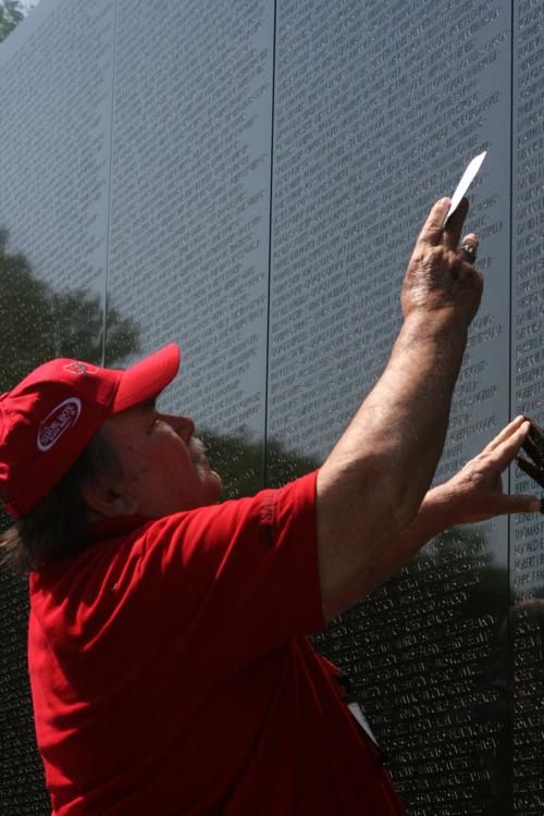 Badger Honor Flight May 12, 2018 at Vietnam Veterans Memorial