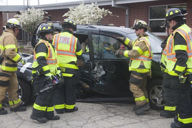 Waunakee EMS, Fire Police stage mock accident Waunakee Tribune