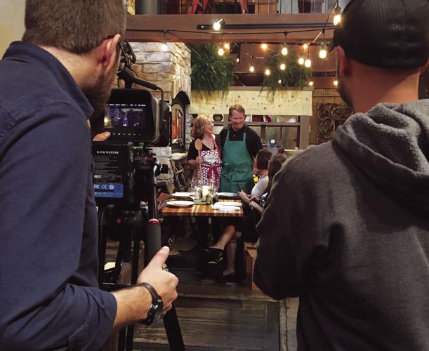Lights, camera, action Movie scene filmed at Plow restaurant