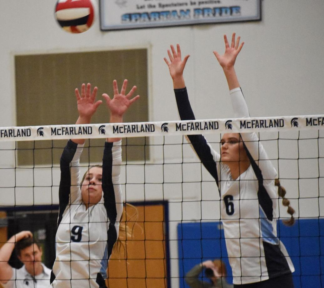 McFarland volleyball: Gwen Crull Ava Dean and Maggie Paulios named to