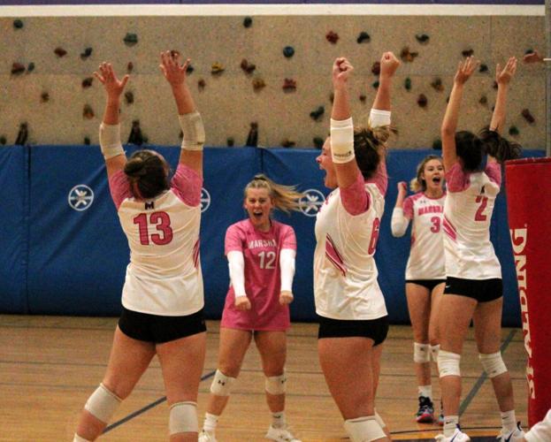 Marshall volleyball continues building Waterloo / Marshall Courier