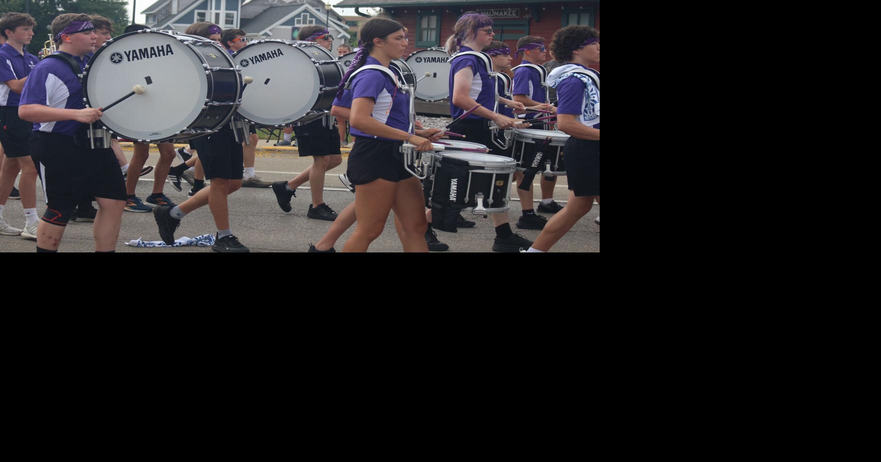 Waunakee band at WaunaFest Parade