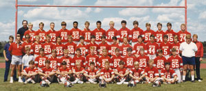 milton school football fame hall hngnews 1986 team courier