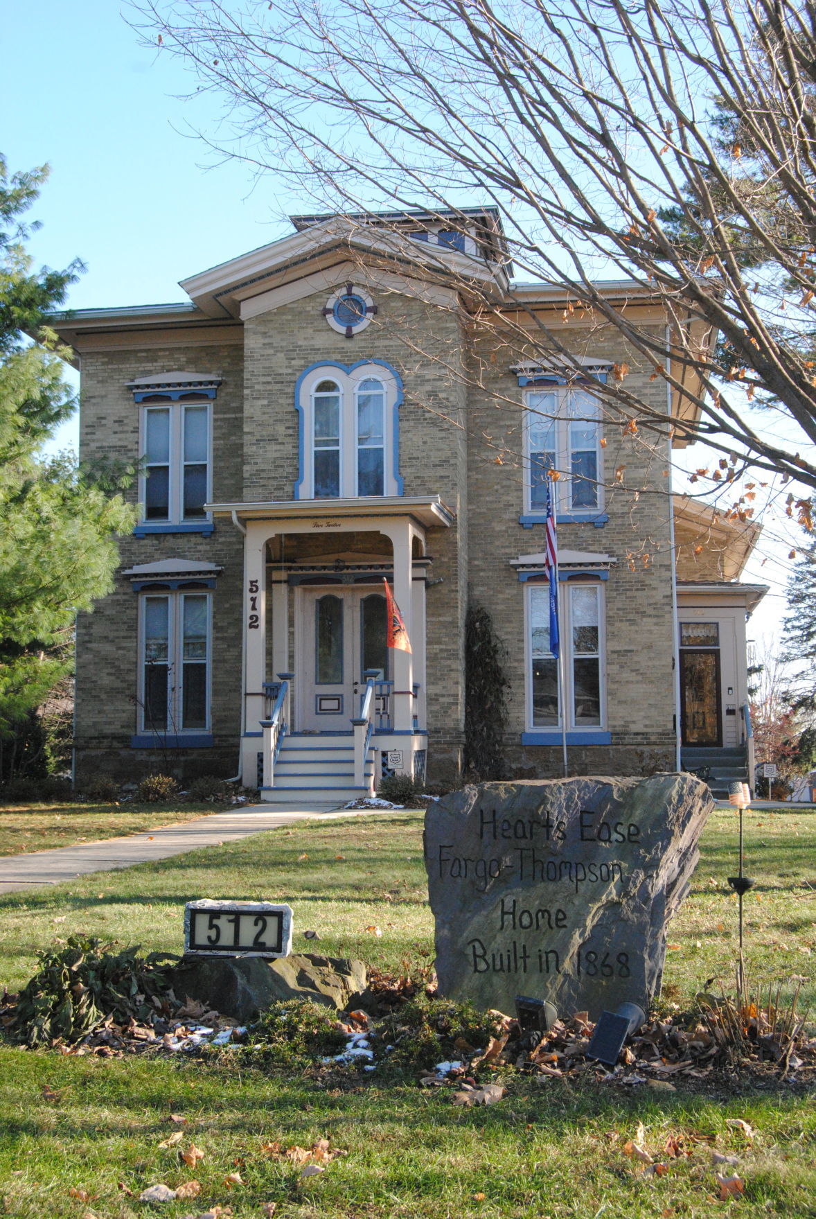 Lake Mills, a tale of the Fargos, Robert Fargo House is 150 years old