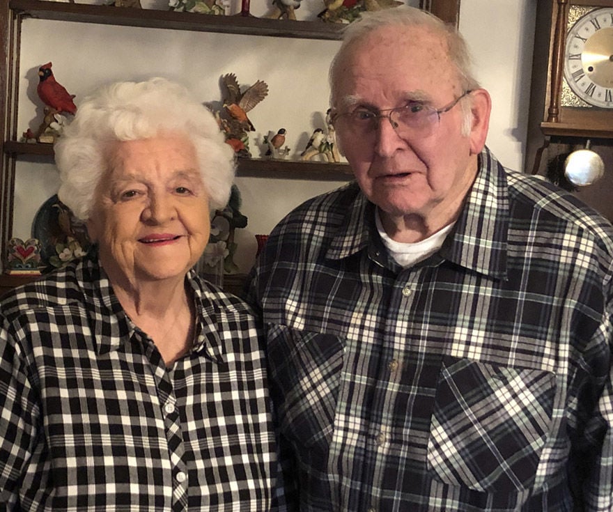 Donald and Barbara Larson sixtieth anniversary