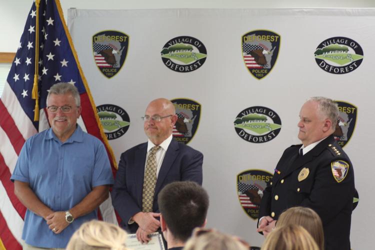 2023 DeForest Police Department Oath of Office Service Awards Local