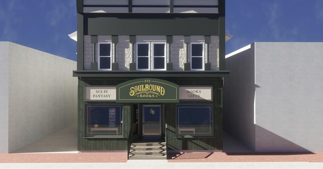 Soulbound Books to modify old Fred's Village Market building exterior