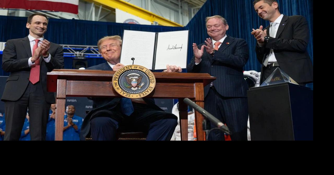 Trump signs order to begin creation of U.S. Space Academy