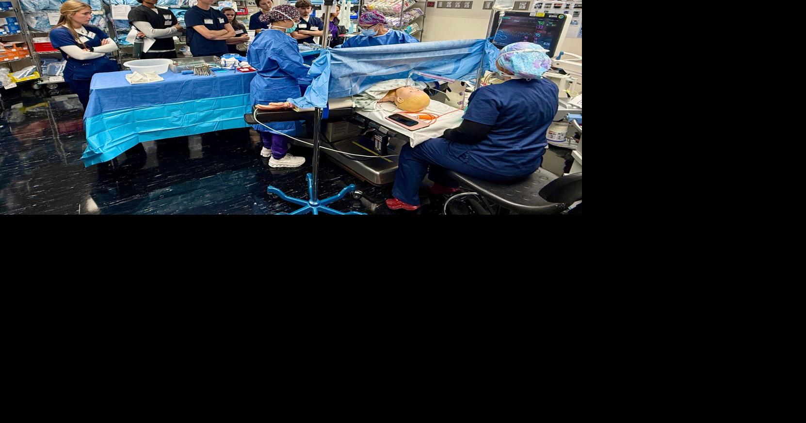Viera High students explore Health First Holmes Regional labs | Suntree ...
