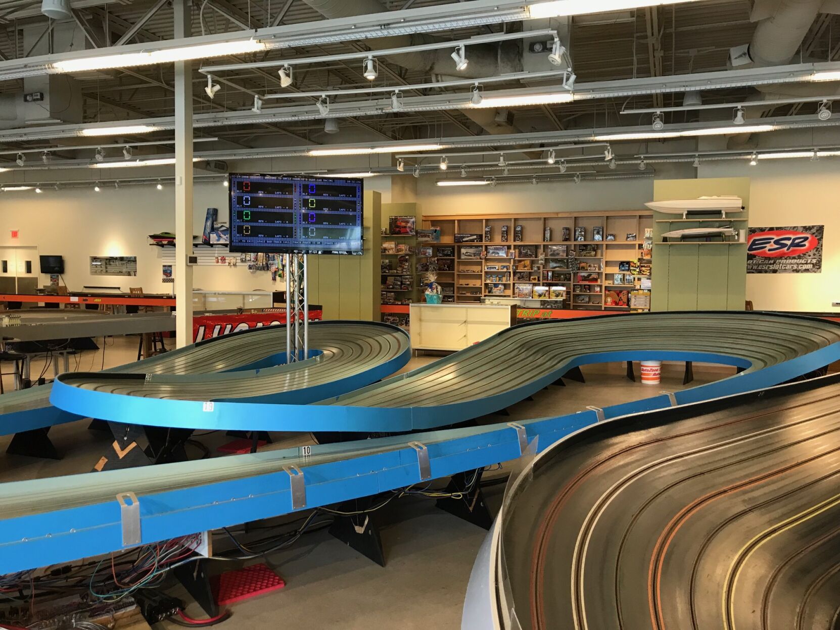 Slot car store hobby shop