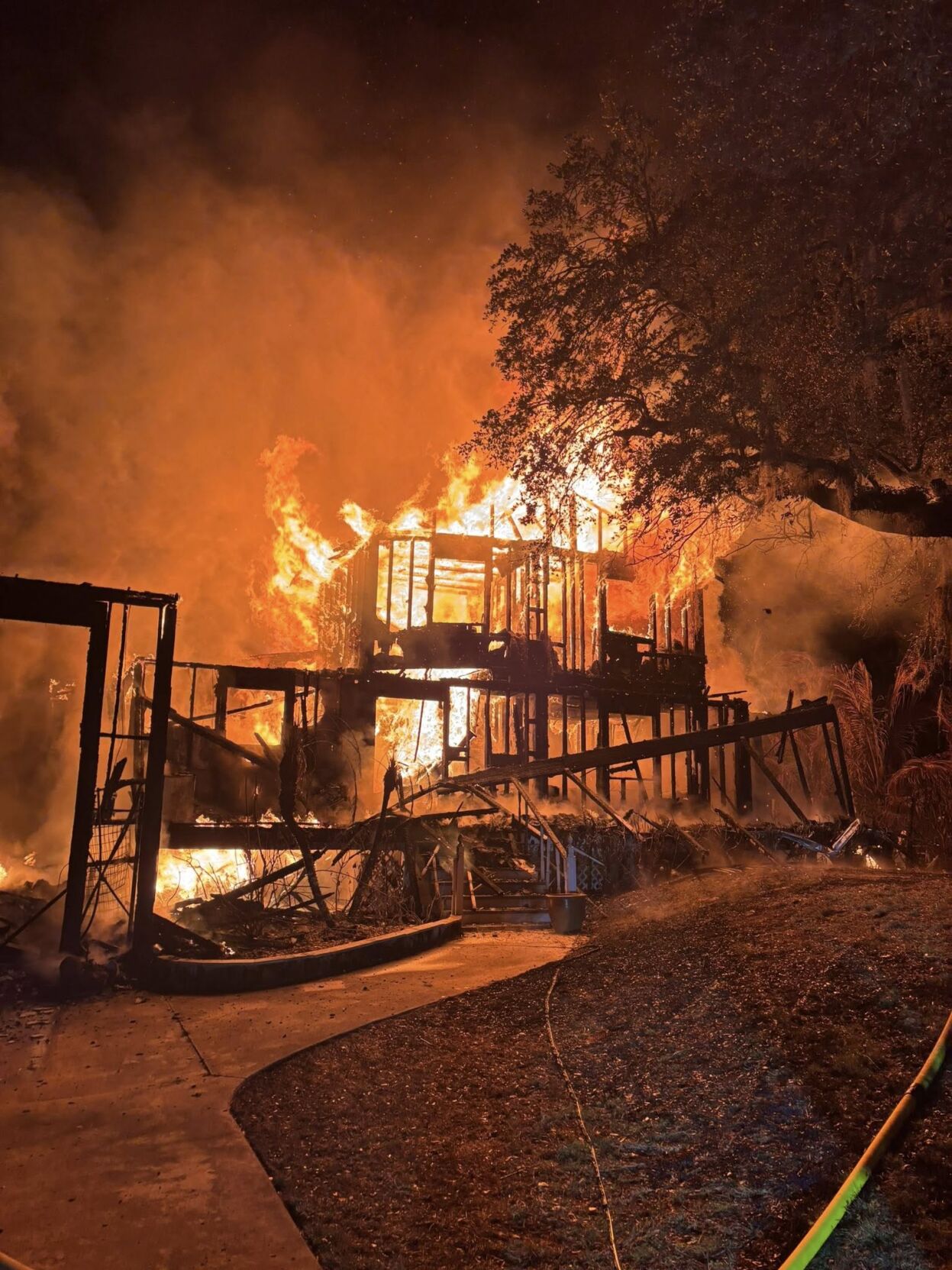 Fire consumes home in 4100 block of South 25th Street, Fort Pierce 