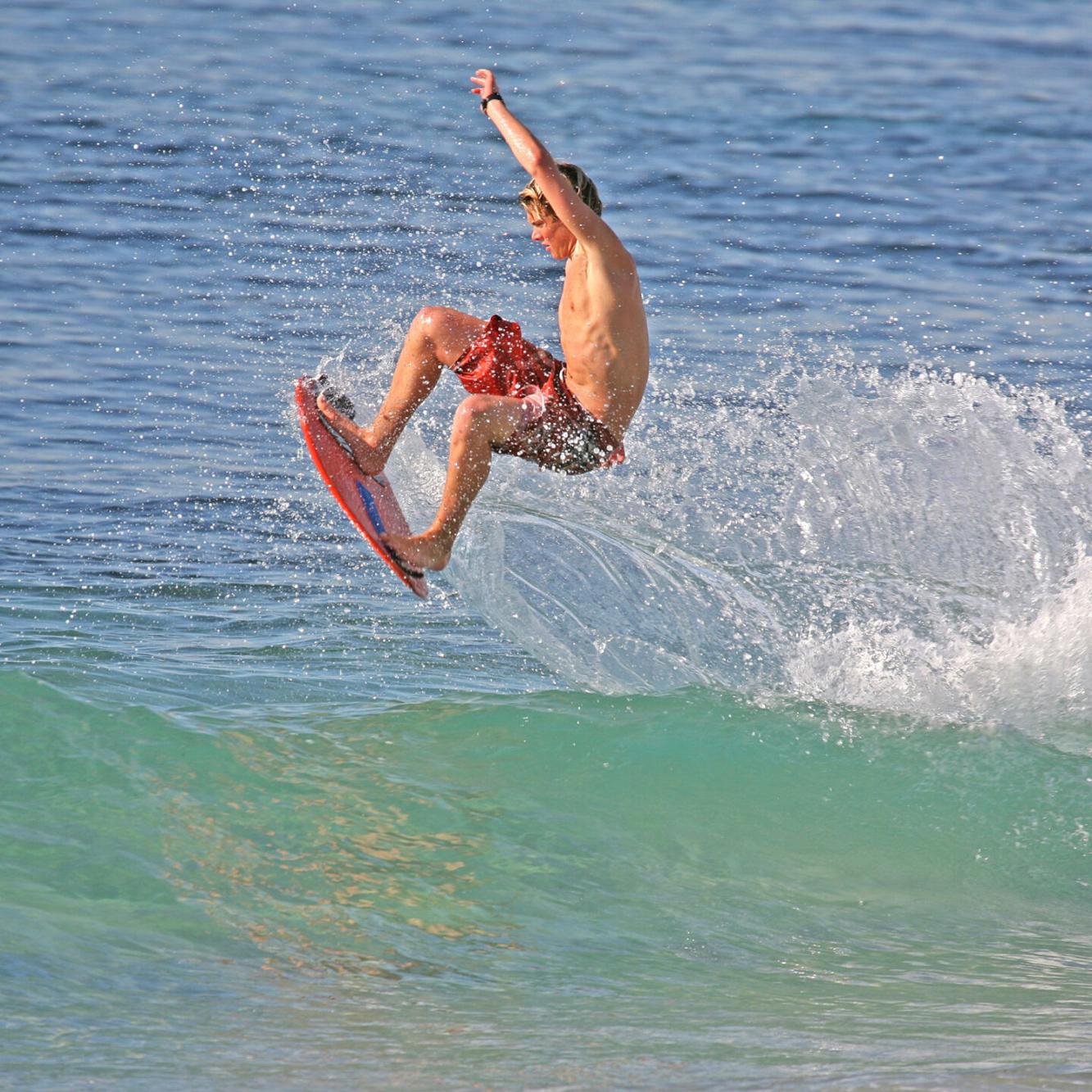 Skimboard competition in Vero Beach Sports